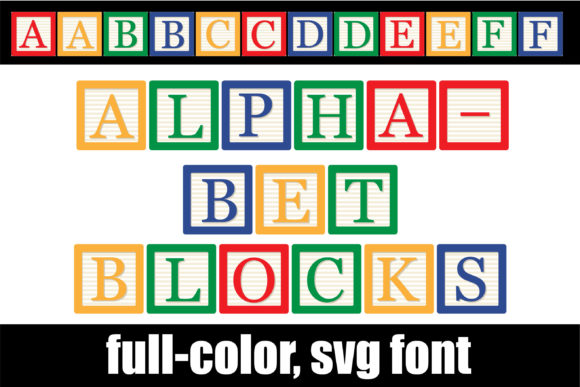 Alphabet Blocks: A Playful Font for Creative Projects