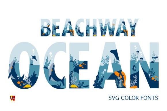Beachway Ocean: A Coastal Color Font