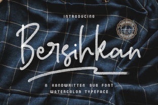 Bersihkan: A Watercolor Font That Brings Calm to Editorial Design