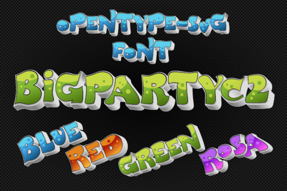 BigPartyC2: A Friendly Color Font for Crafters & Makers