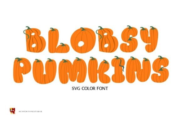 Blobsy Pumpkins Font for Business