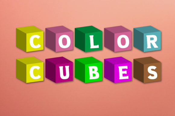 Color Cubes: The Playful Color Font That Elevates Branding