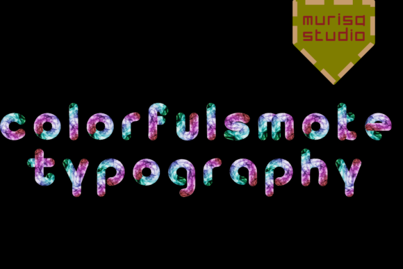 Colorfulsmoke Font: A Bold Display Typeface for Digital Creators