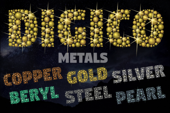 Digico Metals: A Color Font Built for Bold Marketing Visuals