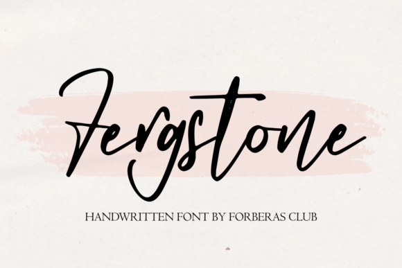 Fergstone: A Handcrafted Script Font That Elevates Brand Content