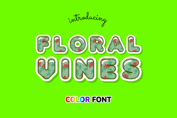 Floral Vines Font Review