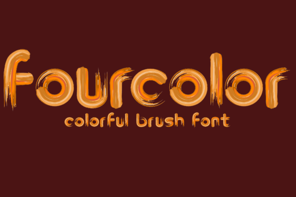 Fourcolor: A Brush Font That Brings Real Texture to Branding
