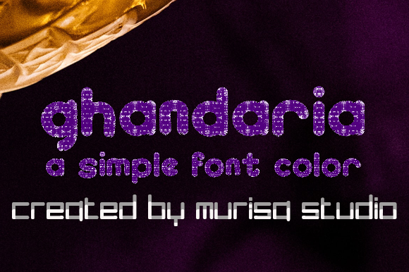 Ghandaria: A Color Font for Editorial Design
