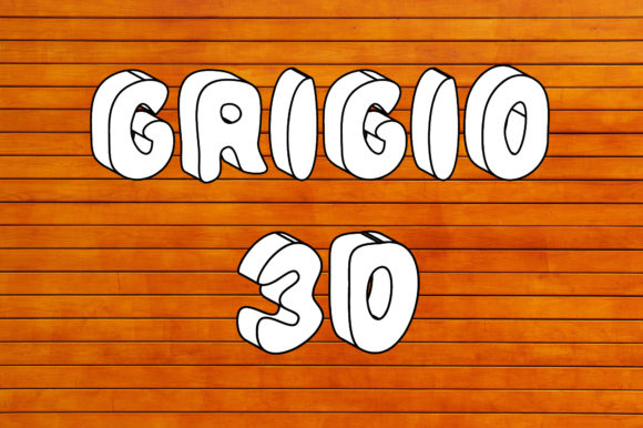 Grigio Font Review: A Playful 3D Color Typeface for Bold Branding