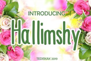 Hallimshy: A Whimsical Color Font for Editorial Redesigns