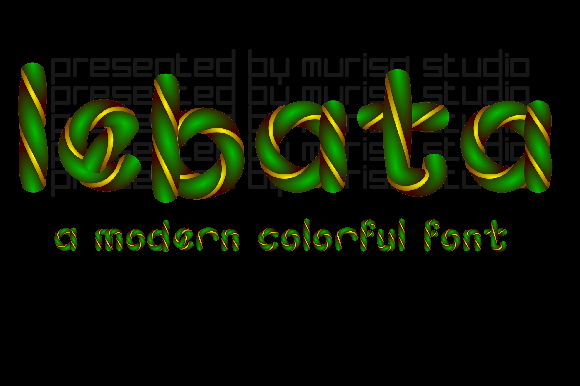 Lebata Brings Playful Color to Editorial Typography