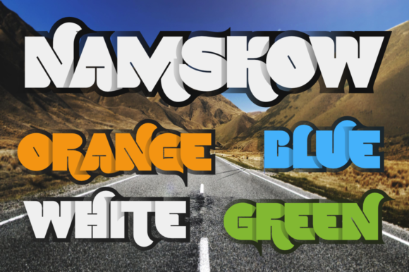 Namskow: A Color Font That Brings Handmade Products to Life