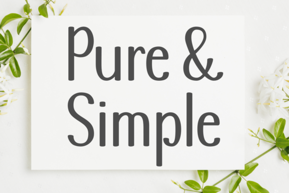 Pure Simple: A Modern Sans Serif Review