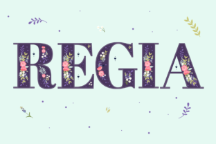 Regia: A Display Font That Commands the Page