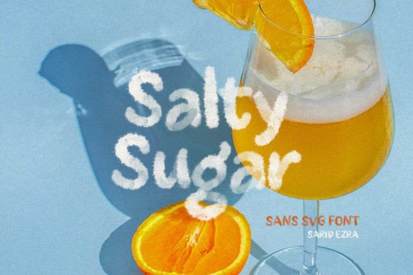 Salty Sugar: A Bold, Playful Typeface