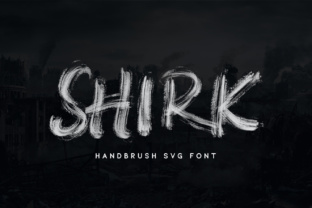 Shirk Font: A Natural Brush Typeface for Editorial Design
