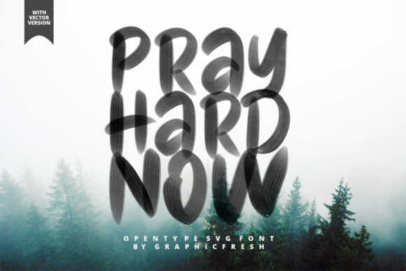 Testing Pray Hard Now: A Web Designer’s Take on This Bold Color Font