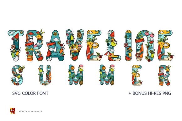 Traveline Summer: A Font That Brings Summer to Your Campaign