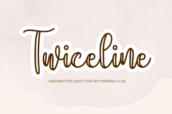 Twiceline: An Elegant Handwritten Font for Small Business Branding