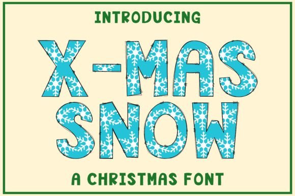X-mas Snow Font Review